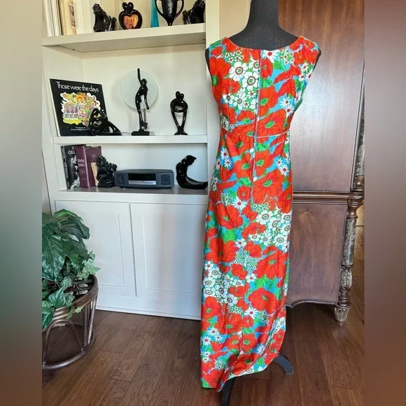 Concept 70’s‎ Vintage Floral Maxi Dress - Picture 8 of 16